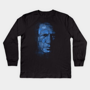 Picasso's Face Kids Long Sleeve T-Shirt